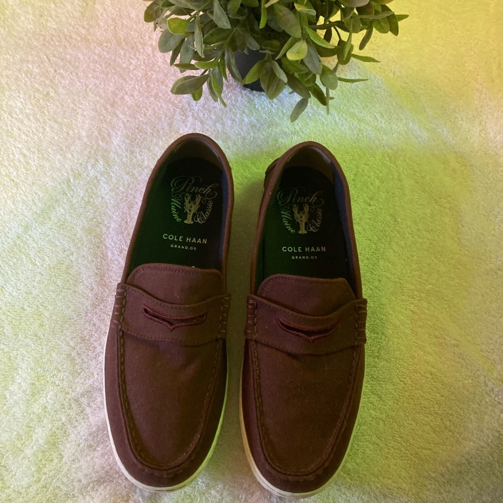 Cole Han amén’s Pinch Weekender slip -on Loafers burgundy pacific:10 $60